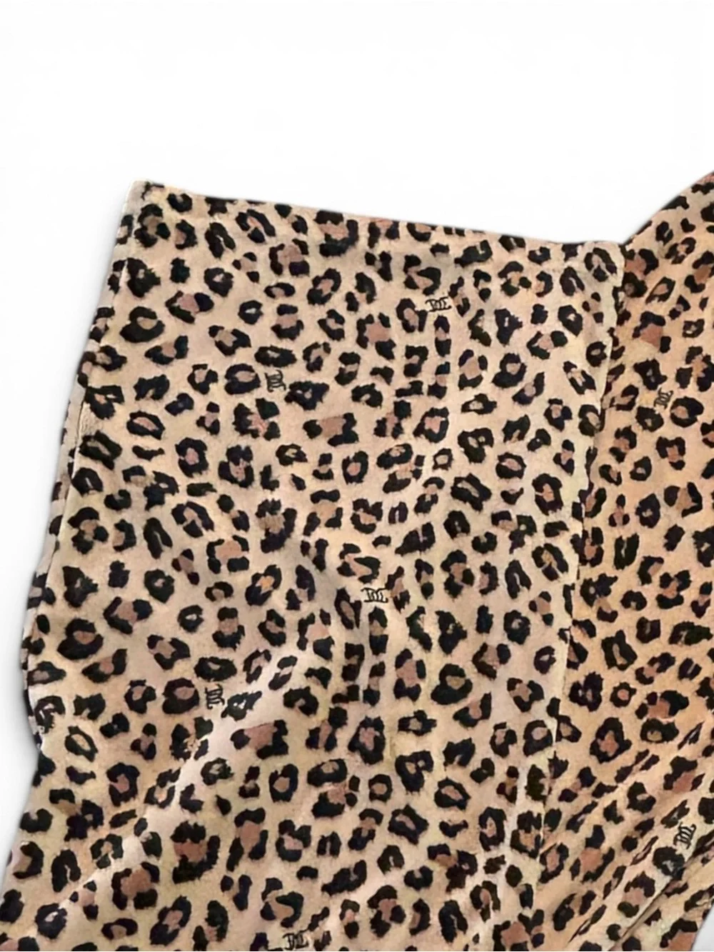 Juicy Couture Leopard Print Pajama Pants Pull On Sleepwear Mob Wife SZ M EUC